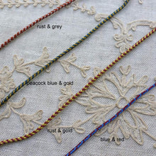 Load image into Gallery viewer, Woven Silk Shoelace Cord