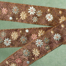 Load image into Gallery viewer, Vintage French Brocade Ribbon Art Nouveau Designs