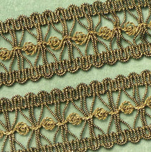 Load image into Gallery viewer, Antique Metal Trim Center Knot Detail