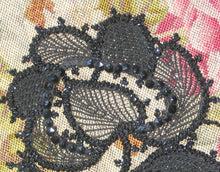 Load image into Gallery viewer, Victorian glass beaded applique