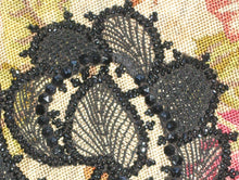 Load image into Gallery viewer, Victorian glass beaded applique