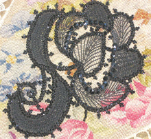 Load image into Gallery viewer, Victorian glass beaded applique