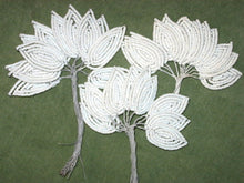 Load image into Gallery viewer, Antique French Glass Beaded Leaves