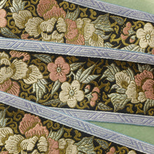 Load image into Gallery viewer, Vintage French Brocade Ribbon Chinoiserie Design
