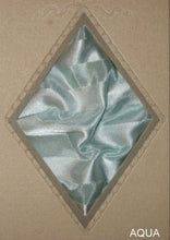 Load image into Gallery viewer, French Satin Stripe Ribbon: Aqua