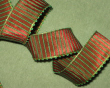 Load image into Gallery viewer, French Picot Wired Ribbed Ribbon