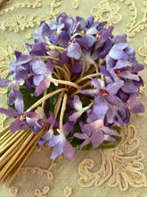 Load image into Gallery viewer, Antique Millinery Violets