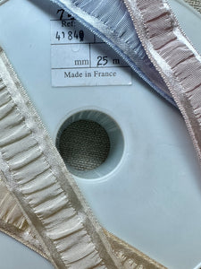 Vintage French Plisse Ribbons in Five Colors