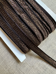 French Plisse Ribbon Gold and Black