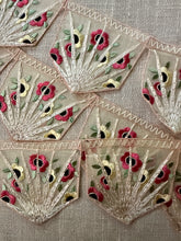 Load image into Gallery viewer, Antique Hand Embroidered Applique Trim