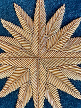 Load image into Gallery viewer, Antique Hand Embroidered Gold Work Star