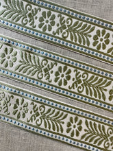 Load image into Gallery viewer, Vintage Trim Green and Blue