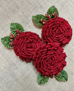 Silk Dupioni Rose Corsage