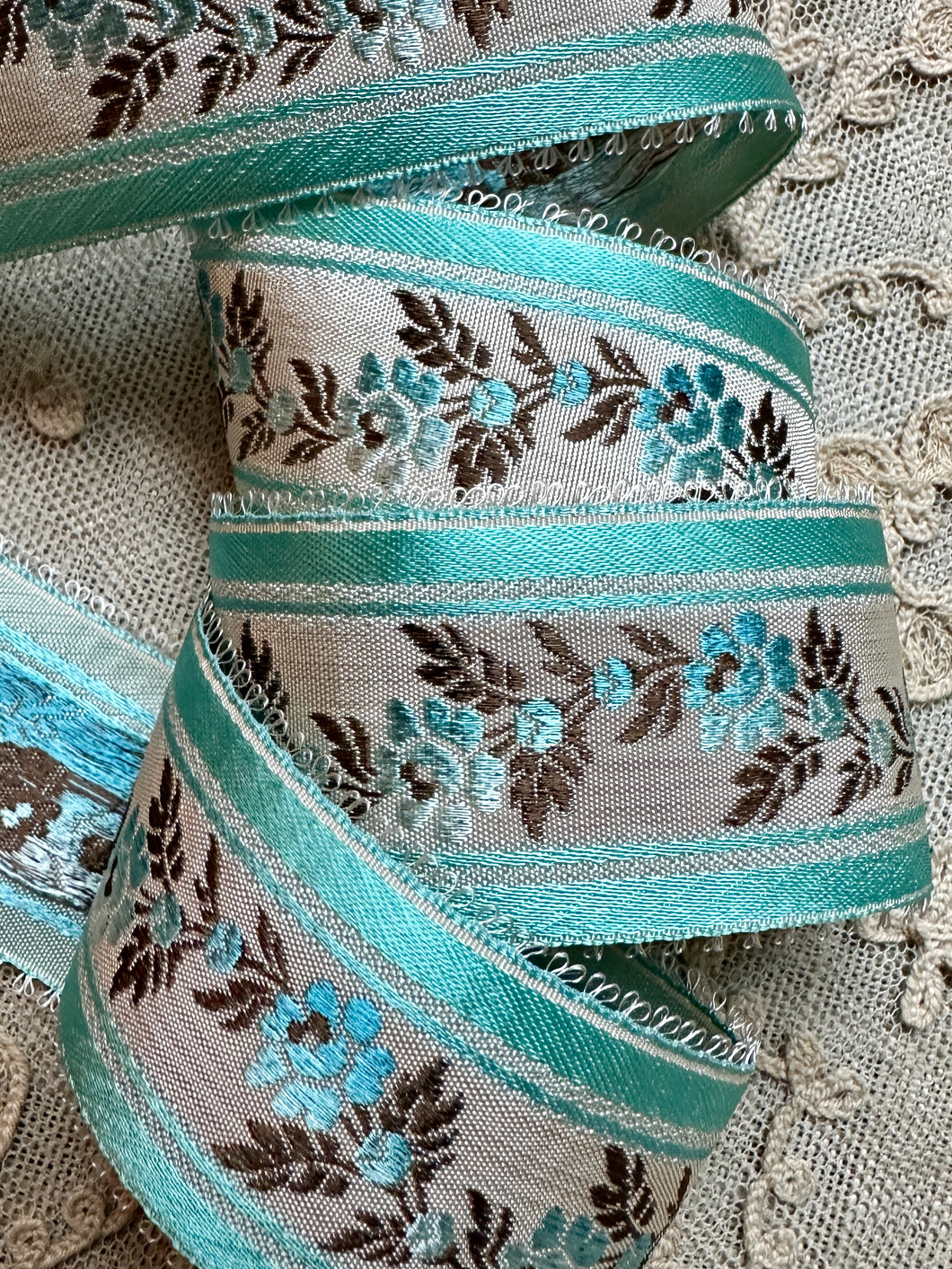 Vintage French Ribbons Three Different Vintage Passementerie vintage-french-ribbons-three-different-vintage-passementerie
