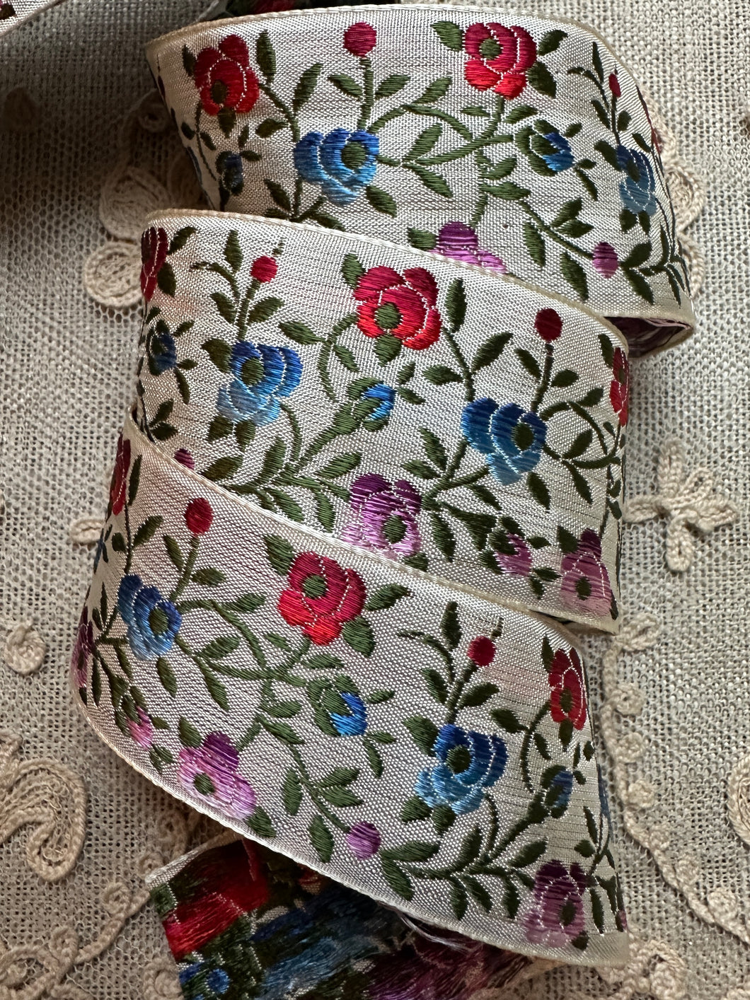 Vintage French Ribbons Four Different