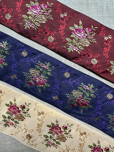 Vintage French Ribbons in Three Different Colorways