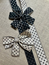 Load image into Gallery viewer, Vintage Woven Polka Dot Vintage Ribbon