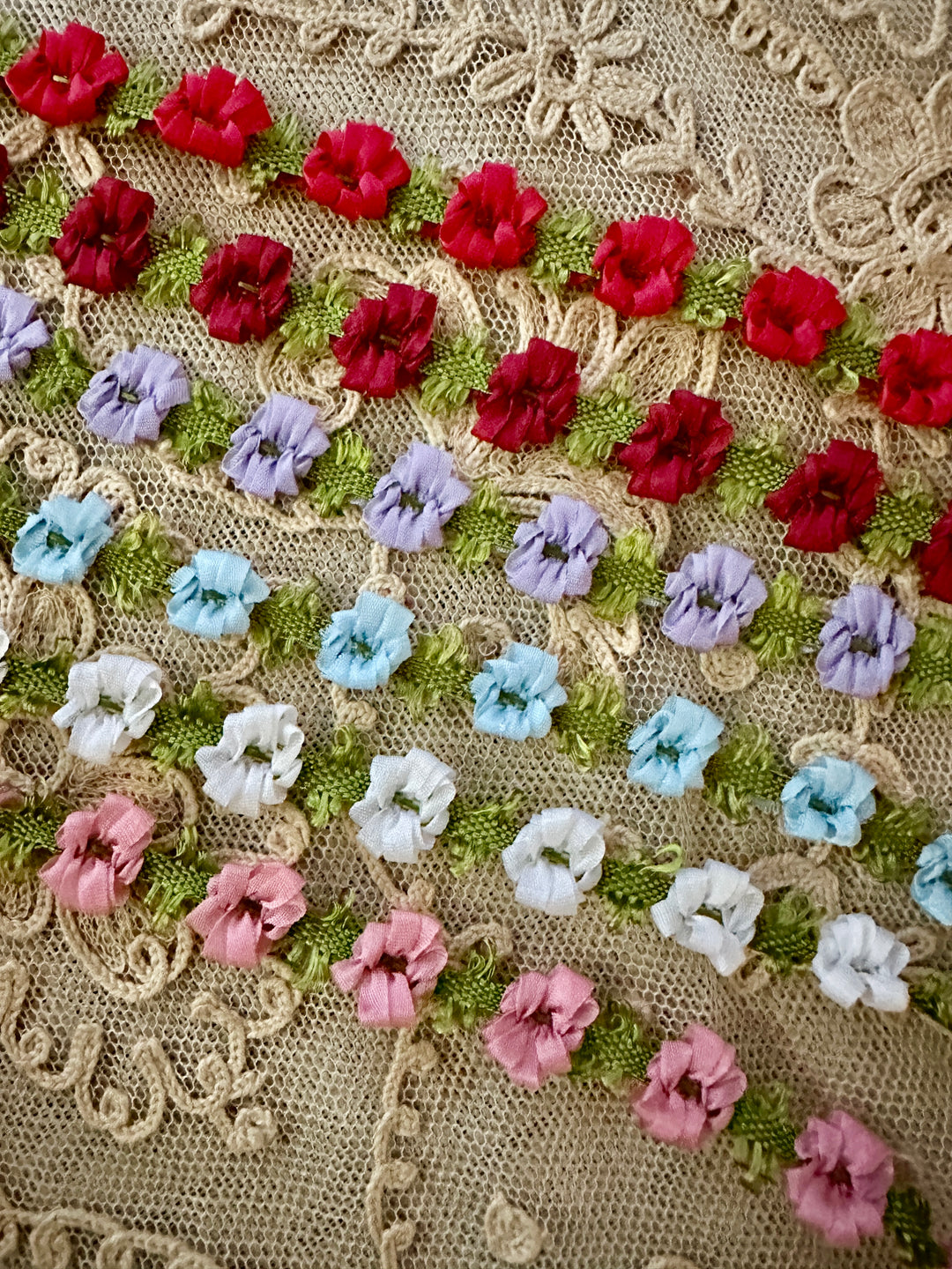 Ribbon Rococo Trim in Eight Different Colors – Vintage Passementerie