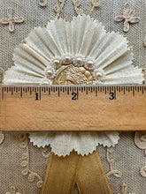 Load image into Gallery viewer, Antique French Seals and Pinked Ruffled Edged Medallions
