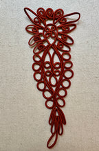 Load image into Gallery viewer, Antique Hand Sewn Silk Cord Appliques