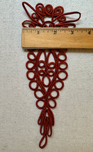 Load image into Gallery viewer, Antique Hand Sewn Silk Cord Appliques