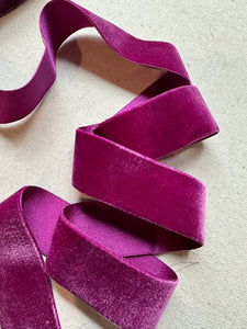Velvet Satin Backed Vintage Ribbon