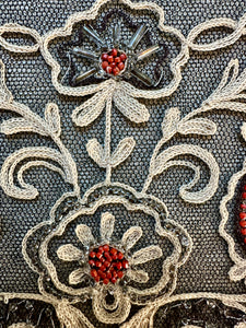 Tambour and Glass Beaded Appliques