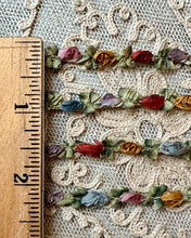 Load image into Gallery viewer, Antique French Hand Made Silk Rococo Trim