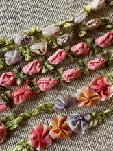 Load image into Gallery viewer, Antique Ombre Ribbon Rosette Trim four Different Choices