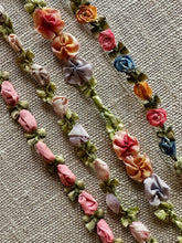 Load image into Gallery viewer, Antique Ombre Ribbon Rosette Trim four Different Choices