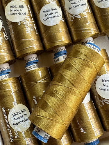 Gold Silk Sewing and Embroidery Thread