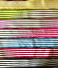 Load image into Gallery viewer, Vintage Swiss Quality Striped Picot Taffeta Ribbon