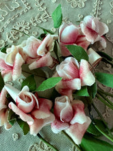 Load image into Gallery viewer, Vintage Pink Millinery Rose Buds