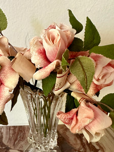 Vintage Pink Millinery Rose Buds