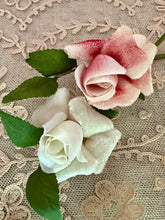 Load image into Gallery viewer, Vintage Pink Millinery Rose Buds