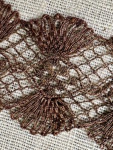 Gold Metal Lace Hand Made