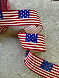 Vintage Silk Patriotic Ribbons