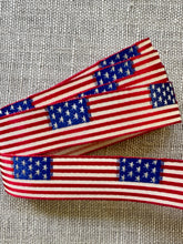 Load image into Gallery viewer, Vintage Silk Patriotic Ribbons