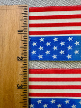 Load image into Gallery viewer, Antique Silk Patriotic Ribbon By The Yard