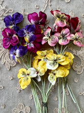 Load image into Gallery viewer, Vintage Millinery Violas