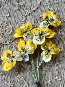 Vintage Millinery Violas