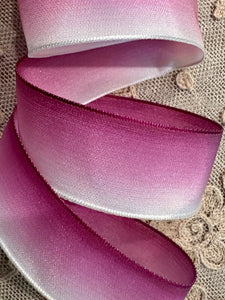 Dark Pink to Light French Ombre Ribbon