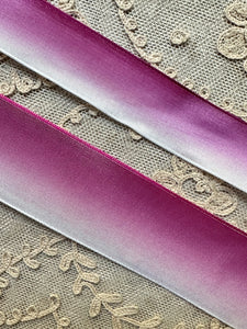 Dark Pink to Light French Ombre Ribbon