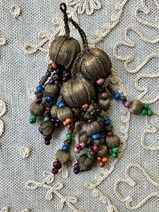 Handmade Gold Metal and Beaded Bobbles Sold Each Piece