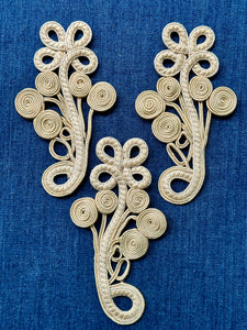 Antique Appliques Silk Soutache Cords