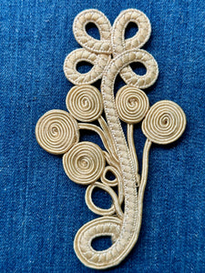 Antique Appliques Silk Soutache Cords