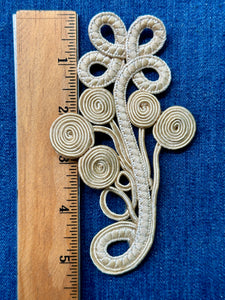 Antique Appliques Silk Soutache Cords