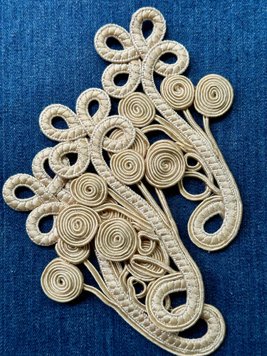 Antique Appliques Silk Soutache Cords