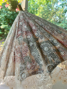 Antique Nanduti Needle Lace Parasol Cover