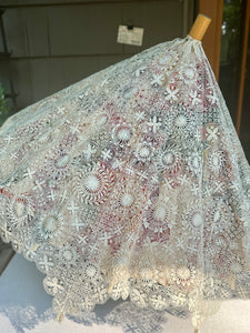 Antique Nanduti Needle Lace Parasol Cover